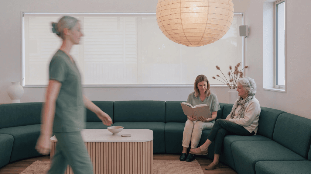 Healthcare professionals reviewing compliance documents