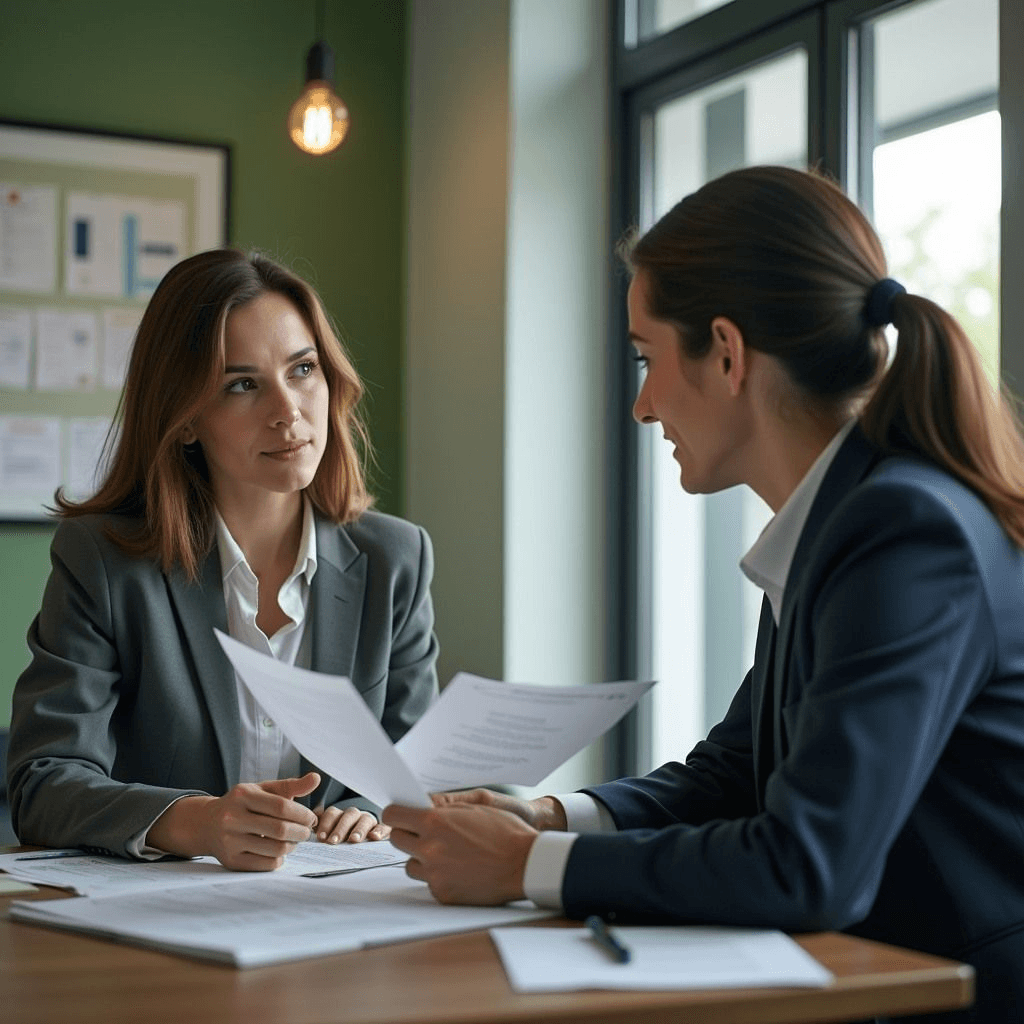 Compliance consultant setting up a provider's portal
