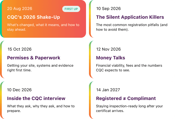 Webinar series overview